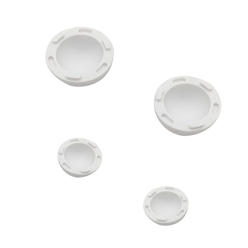 Uonlytech 4pcs elevadores para laptop en silicona blanco miniatura 1
