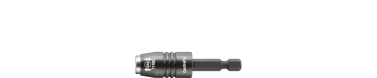Wiha Portabits Porta-Puntas con bloqueo mecánico de 1/4" en caja 60 mm (32477)
