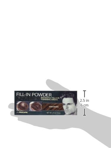 LISA RACHEL Cyg Fill in Powder Men, Dark Brown miniatura 3