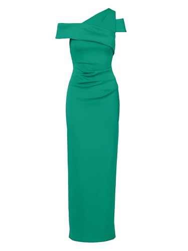 Image of Adrianna Papell Women's Asymmetrical Drape Gown