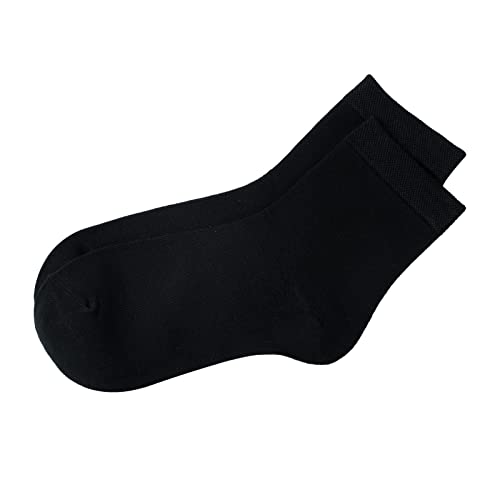 MELUSA 5 Pairs Bamboo Viscose Ankle Socks for Women, Soft Lightweight Breathable Seamless Toe Socks3