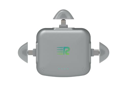Rush Charge Universe - Cargador portátil 3 en 1 - 3300 mAh, carga rápida de alta velocidad de 2,4 A, compatible con iPhone y Android Lightning, tipo C, micro USB carga 3 dispositivos a la vez