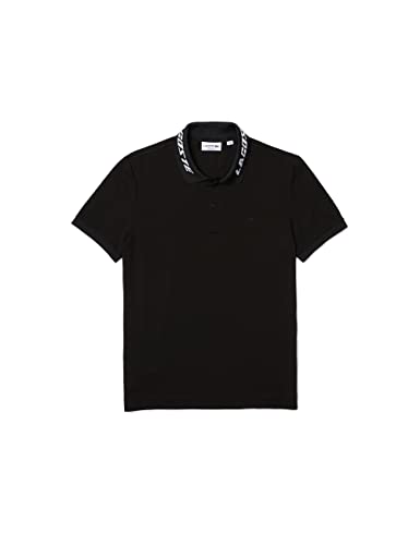 Lacoste Ph9642 Camisa de Polo, Negro, L para Hombre