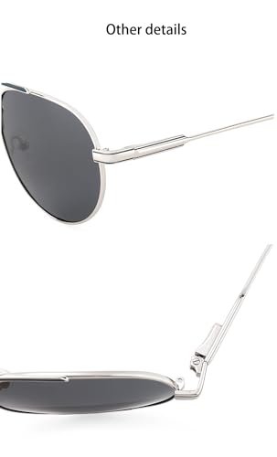 Polarized Teens Kids Aviator Sunglasses, Retro Classic Pilot Sunglass for Small Face Womens UV Protection3