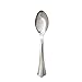 Reflections Heavyweight Plastic Cutlery Spoon, 6.25-Inch, Silver (8 packs of 40-Count)