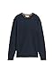 TOM TAILOR Herren Pullover aus Baumwolle, 36958 - Stormy Blue Navy Finestripe, L