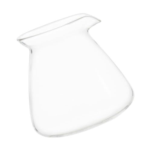 Taza de degustación de café de vidrio de borosilicato, servidores de café para verter sobre la preparación y uso multiusos, jarras de vidrio de borosilicato