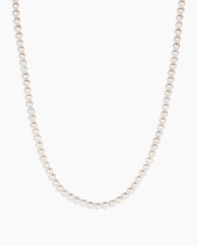 gorjana - Lou Pearl Necklace 16 inches - 18k Gold-Plated