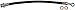 Dorman H621372 Rear Driver Side Brake Hydraulic Hose Compatible with Select Hyundai Models
