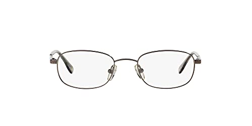 Image of Brooks Brothers Mens BB 363 Oval Prescription Eyewear Frames, Gunmetal /Demo Lens, 50 mm