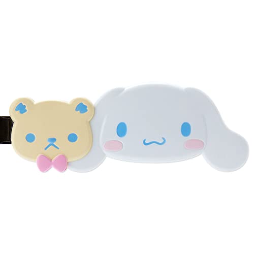 Image of SANRIO Cinnamoroll Long Bangs Clip, 2 Pack, White, 10 x 14 1.5 cm (3.94 5.51 0.59 inch), Hair Clip for Young Girls & Children, Unisex, ABS Plastic