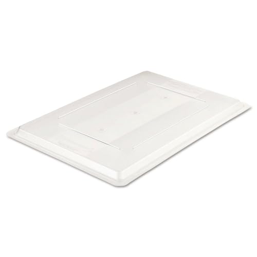 Rubbermaid Commercial Products Food Storage Box Lid for 8.5, 12.5, 16.5, and 21.5 Gallon Sizes, Clear