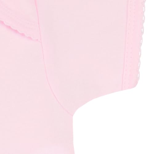 Creative Knitwear College Baby Infant Picot Bodysuit - Team Logo, Short Sleeve Pink, for Girls (Newborn - 12 Mos)3