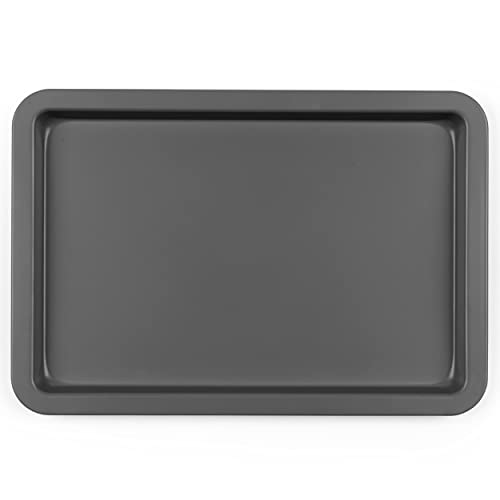 Salter BW11057EU7 Plaque à Pâtisserie Antiadhésif, 37cm Plaques de Cuisson Rectangulaire, Design Cosmos, Sans PFOA, Facile à Nettoyer, Passe au Four Jusqu'à 220°C, Pour Viande/Gratin/Légumes, Gris