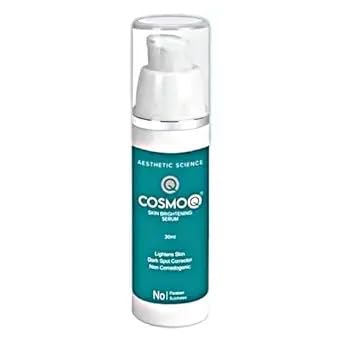 Image of Cosmo Q Skin Brightening Face Serum, Dark Spot Corrector, Non-Comedogenic, Paraben-Free (30 ml)