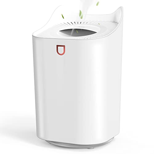 Humidificateur d'air Chambre ultrasonique, Humidificateurs à vapeur froide 35dB Silencieux pour la maison avec 7 lumières de couleur, 3L à remplissage par le haut, blanc