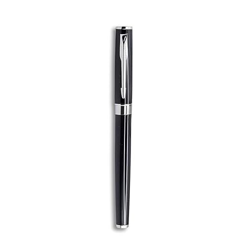 Image of Venti Fountain Pen - Metal Luxury Pen, Schmidt Nib (Medium), Best Pen Gift Set for Men & Women, Professional, Executive, Office, Nice Pens,Return Gift (F5087-Black)