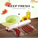 IndiaZone Fresh Pro Vacuum Sealer Machine, Portable Mini Hand Vacuum Sealer for Home & Kitchen Maintaining Packing,Automatic Electric Vacuum Food Sealing Machine, Airtight Sealing Machine For Food