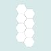 Produktbild Touch wandleuchte quantum lampen hexagon lichter empfindliche led magnetische modulare licht für wohnkultur diy wand lamparas-8pcs set white_eu steck
