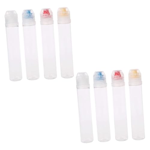 8-Pack 72ml Portable Silicone Squeeze Bottles (Assorted)