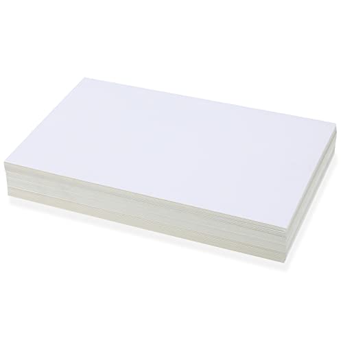 100 Pack 5.9 X 9.8 Inch White Backing Boards Fabric Organizer Boards Fabric Storage Boards For Clothing Organization Diy Card Photo Artwork #TOP15