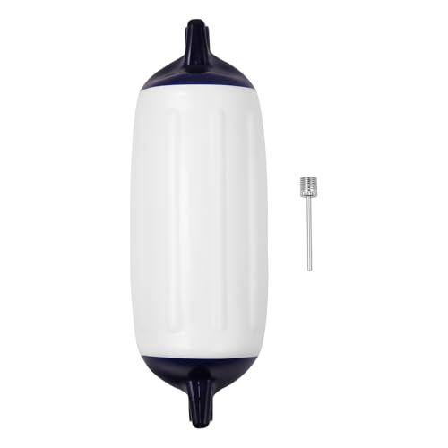 Xbsduih Defensa Inflable para Botes PVC Bumper Anchor Marine Boat para Botes, Veleros, Cuddy, Etc. (5.5X20 Pulgadas)