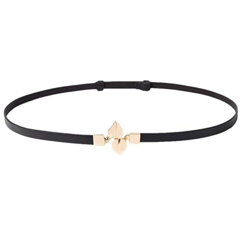 Skinny Belts, Ladies Belt Adjustable Leather Thin Slim Belts Skirt Jeans Dress Decorative Women' Waist