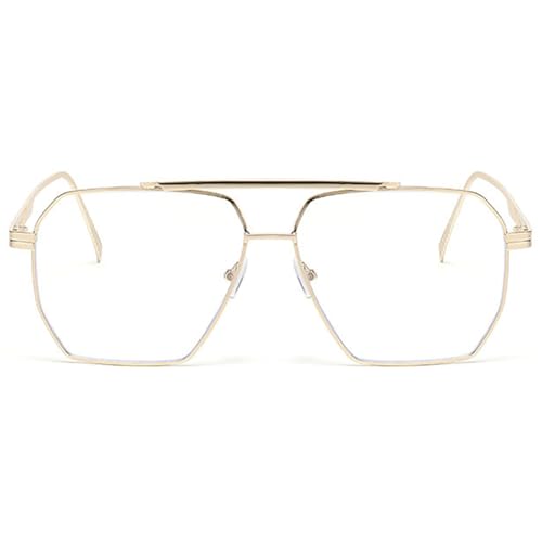 willochra Retro Oversized Square Sunglasses for Women and Men Vintage Pilot Shades Classic Large Metal Sun Glasses