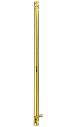 Image of inchBRASK inch Brass Tower Bolt Xylo Heavy - Golden Satin Finish with Screws | Door Latch - Chitkani for Doors & Windows | Xylo Heavy Tower Bolts | Kundi /Chitakni /Latch /Chitkini (36 Inches, 4, Piece)