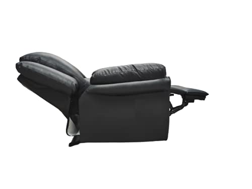 Image of P Type Black Motorized Recliner Chair