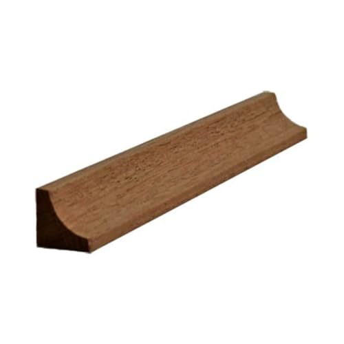 EWCC11 Cove Molding 1/2" x 1/2" Trim. Unfinished, Sapele Mahogany, 94"