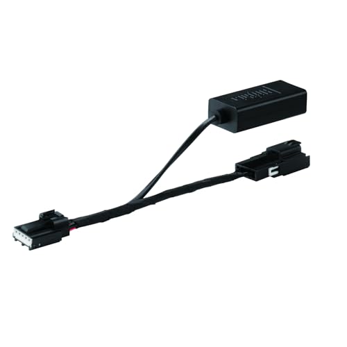 Hifihia Dashcam Power Adapter (5-pin Type F) Compatible with Ford 2020-2024 Mustang Mach-E, Bronco Sport, Explorer Edge, Escape, Transit. Built-in USB Power Source, Connects to Rearview Mirror