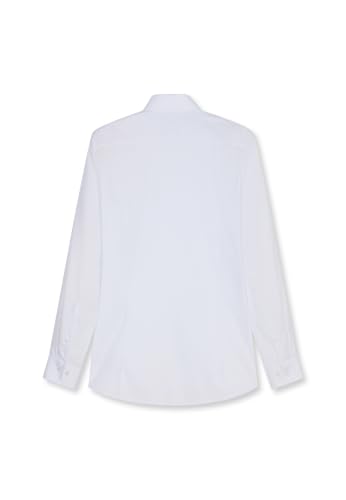 OLYMP Herren Oberhemd Langarm No.Six,Twill,super Slim,Urban Kent,Weiss 00,37
