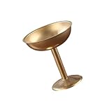 BUBEFSKD Elegante vaso de postre inoxidable de acero 304 con patas altas para gastronomía y utensilios de cocina sencillos vasos de postre en calidad de restaurante
