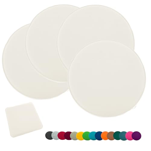 heimtexland ® 4er Pack Sitzkissen Filz Stuhlkissen Bodenkissen...