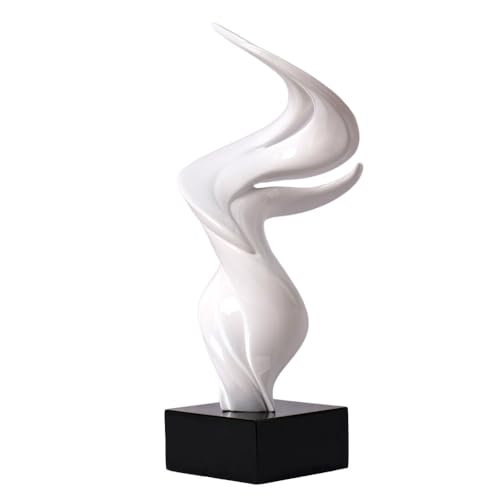 Escultura moderna para decoración de mesa de resina 16 pulgadas