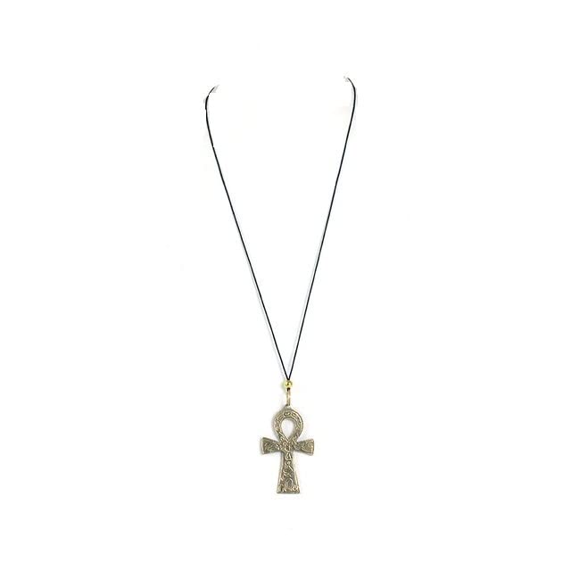 Gold Ankh Necklace: Large (3")