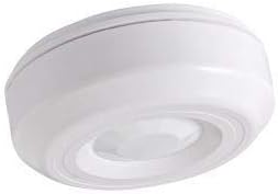 K T I® Ceiling Mount Motion Sensor with Slim Design White, PIR Ceiling Occupancy Sensor Hard-Wired UL Approved 360 Degree Field of View High Bay Motion Sensor