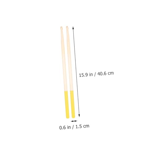 Baquetas de madera de arce YARNOW color amarillo miniatura 2