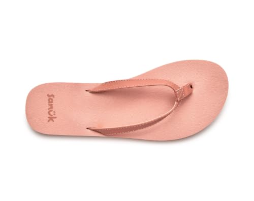 Image of Sanuk Yoga Joy Womens Flip Flops | Yoga Mat Footbed | Sandals for Women | Womens Yoga Sandals | Women's Beach Sandals