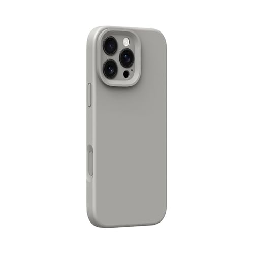 Coque de protection silicone liquide iPhone 14 avec bouton photo