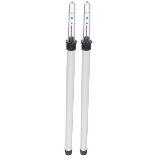Yardwe Pack of 2 Water Level Indicators Plants 36 cm for Hydroponics Pot Watering Indicator Indoor Plants Set