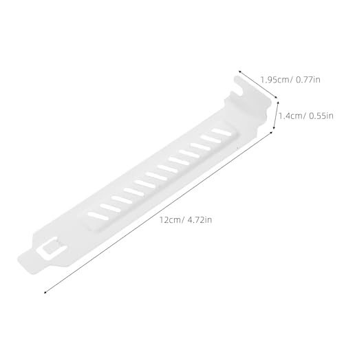 20 piezas Rejillas Ventiladas para Ranuras PCI - Placa de Expansión a Prueba de Polvo de 4.7" con Tornillos para Gabinetes de PC - Cubiertas de Aleación para Flujo de Aire - Accesorios para Gabinete de Computadora miniatura 2