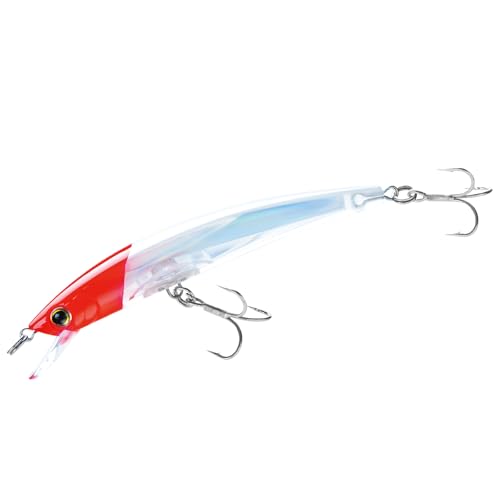 Yo-Zuri Crystal 3D Minnow Floating Lure, Red Head, 4-3/8-Inch