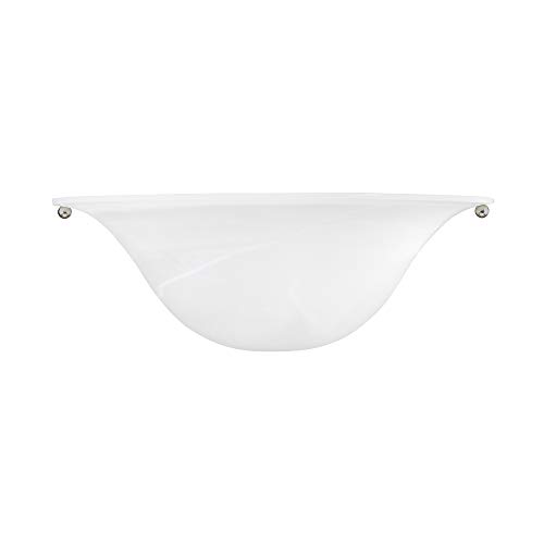 Image of Livex Lighting Wynnewood 1 Light Wall Sconce Satin Nickel Finish