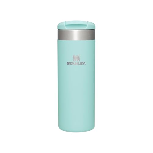 STANLEY Aerolight Transit Thermobecher 0.47L - Hält 6 Stunden Heiß - Spülmaschinenfest - Kaffeebecher To Go Auslaufsicher - Kompatibel Mit Gängigen Pkw-Getränkehalterungen - Thermosflasche - Blue