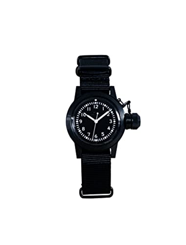 [Naval watch co.] ~^[EHb`Naval military watch Mil.-04 BK/BK US MARINE USN BUSHIPS type