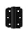 The Hillman GroupThe Hillman Group 852868 3" Heavy Duty Spring Hinge - Adjustable - Black 2-Pack