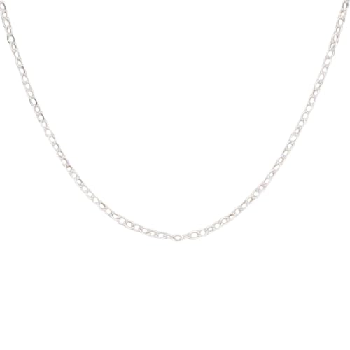 LISA LEONARD DESIGNS Sterling Silver Link Chain Necklace for Women 1.67mm Thick Sturdy Cable Style Available in Multiple Lengths 18 Inch and 24 Inch Classic Everyday Fine Jewelry Gift