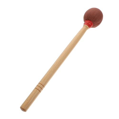 Baqueta de batería tipo martillo color café Mallets
